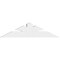 Ekena Millwork Richland Architectural Grade PVC Gable Bracket, 60"W x 15"H x 6"D x 6"F, 6/12 Pitch GBP060X15X0606RIC00 - alternate 3